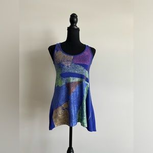 Buffalo David Bitton Asymmetrical Women’s Ideal Workout Racerback Tank Top XS